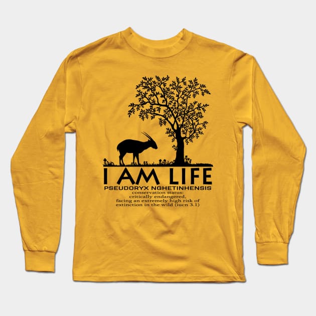 I AM LIFE Long Sleeve T-Shirt by Wilda Khairunnisa